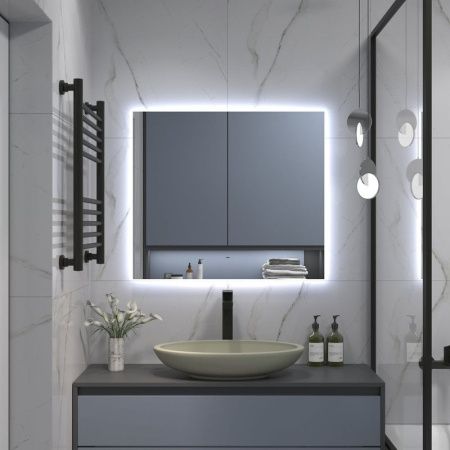 Зеркало Continent Trezhe ЗЛП534 80х70 подвесное