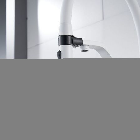 Смеситель для кухни Shevanik S278C на мойку белый