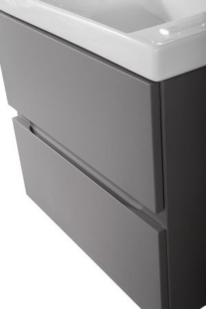 Тумба под раковину Art&Max TECHNO AM-Techno-900-2C-SO-ZB815 90х50 подвесная цвет серый