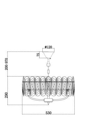 Люстра подвесная Maytoni Suite Modern MOD122PL-06BS