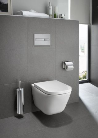 Чаша унитаза подвесная Roca The gap 734647L000 цвет белый без сиденья безободковая смыв торнадо