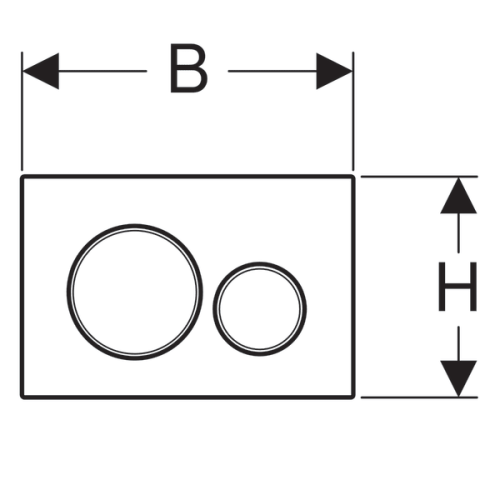 Клавиша смыва механическая Geberit Sigma 20 115.882.11.1 цвет белый - фото 3