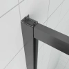 Душевая дверь Veconi Ottimo OP20GR-100-12-C9 100х190 стекло тонированное профиль графит