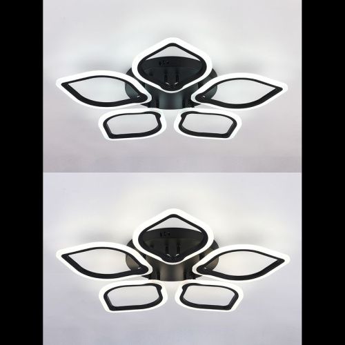 Люстра потолочная Natali Kovaltseva Real (Реал) LED LAMPS 81200 BLACK - фото 2