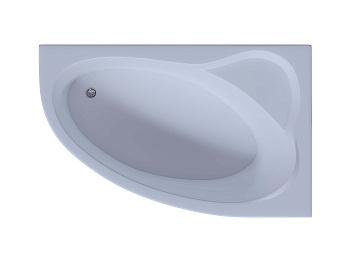 Ванна акриловая Aquatek Фиджи FID170-0000005 170х110 пристенная асимметричная с каркасом без ручек Ванна акриловая Aquatek Фиджи FID170-0000005 170х110 пристенная асимметричная с каркасом без ручек