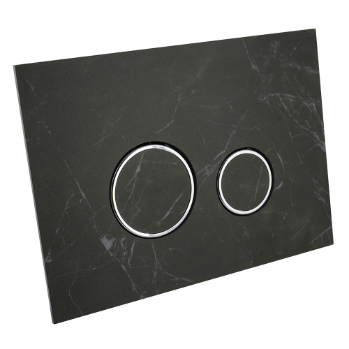 Клавиша смыва механическая Lavinia Boho RelFix 38050902 цвет черный мрамор - фото 2