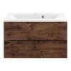 Тумба под раковину Vincea Mia VMC-2MA750RW 70х50 подвесная цвет коричневый