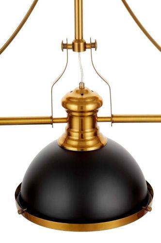 Люстра на штанге Lumina Deco Ettore (Етторе) LDP 710-3 BK+MD - фото 2