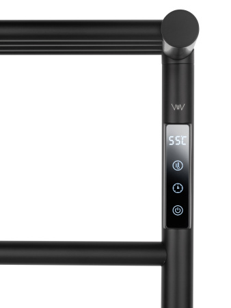 Полотенцесушитель электрический Wonzon & Woghand Bonn WW-AL402-MB 50х50 черный
