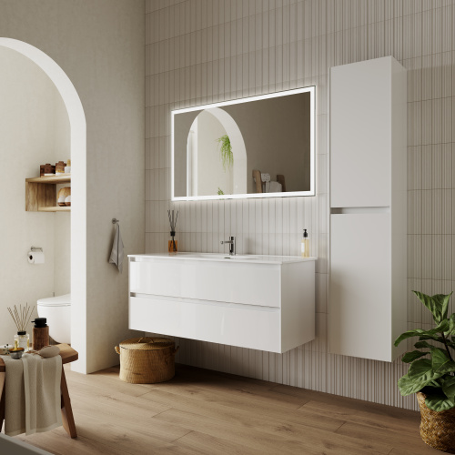 Тумба под раковину Sancos Cento CN120-1W 119х45х50 настенная - фото 3