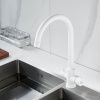 Смеситель для кухни Raffine F108C на мойку белый