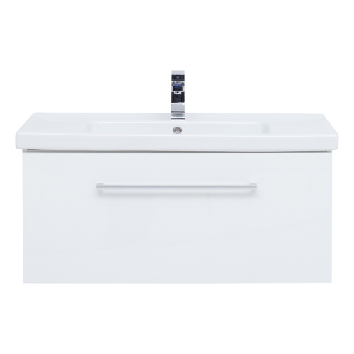 Тумба под раковину Dreja Big Inn 77.0205W 96х43х46 подвесная цвет белый - фото 3