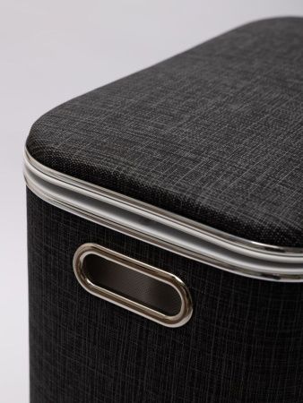 Корзина для белья Geralis Вamboo Gray BBH-B
