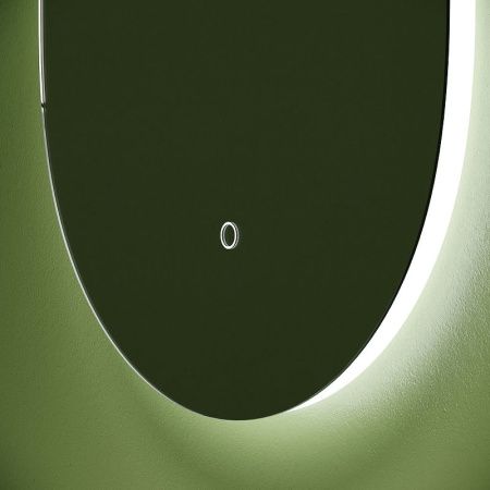 Зеркало с подсветкой Sancos Oval OV55C 60х90 подвесное