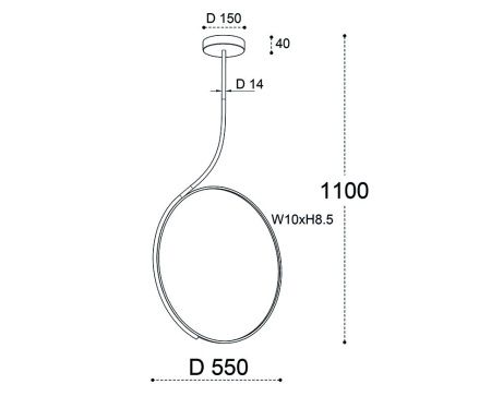 Люстра подвесная Italline IT013-6025 black 3000K
