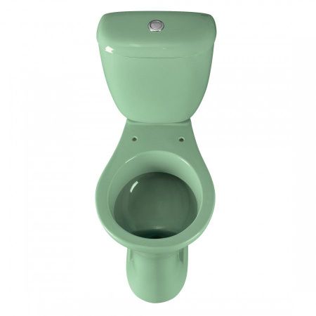 Унитаз-компакт напольный с бачком Santeri Виктория 1P3016S0400BF зеленый с сиденьем каскадный смыв