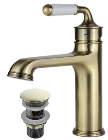 Смеситель Esko PG 26 на раковину бронза
