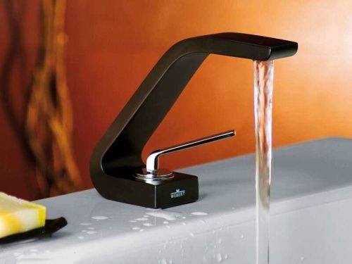 Смеситель Webert Wolo WO830102564 на раковину черный - фото 4