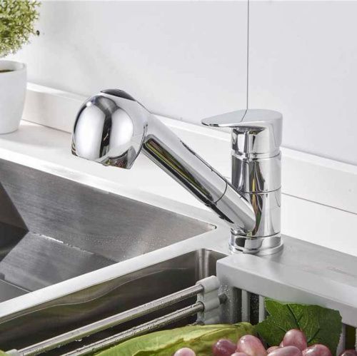Смеситель для кухни Fashun A6003 на мойку хром - фото 4