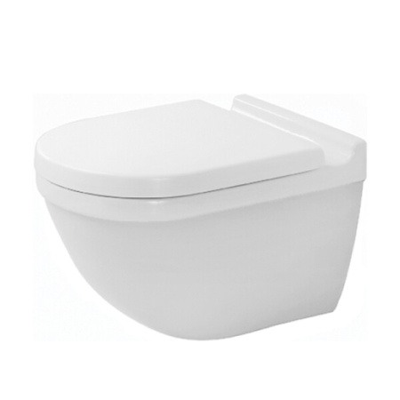 Чаша унитаза подвесная Duravit Starck 3 2225090000 цвет белый без сиденья душевой смыв