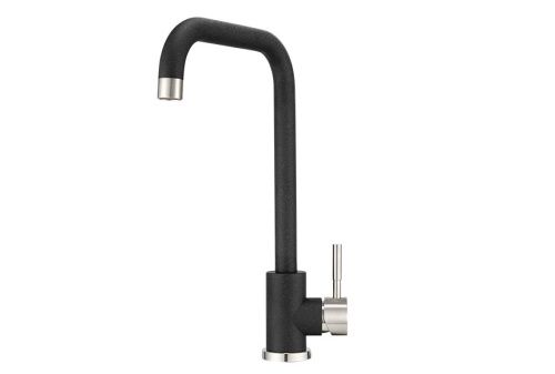 Смеситель для кухни Granula ST-4033, ЧЁРНЫЙ на мойку черный