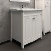 Тумба с раковиной Comforty Тбилиси 00003132629CF 70х50 напольная цвет белый