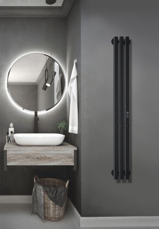 Полотенцесушитель электрический Indigo Style PRO LSPRE120-18BRRt 20х120 черный