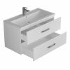 Тумба с раковиной Uperwood Foster 291020532 90х50 цвет белый