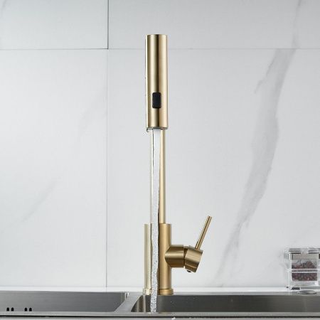 Смеситель для кухни Raffine F203G на мойку золото