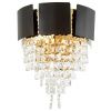 Светильник настенный Lumina Deco LDW 7045-2 BK+GD