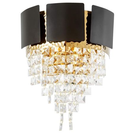 Светильник настенный Lumina Deco LDW 7045-2 BK+GD