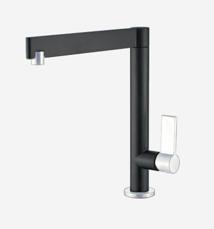 Смеситель для кухни Webert SO920302564 на мойку черный/хром