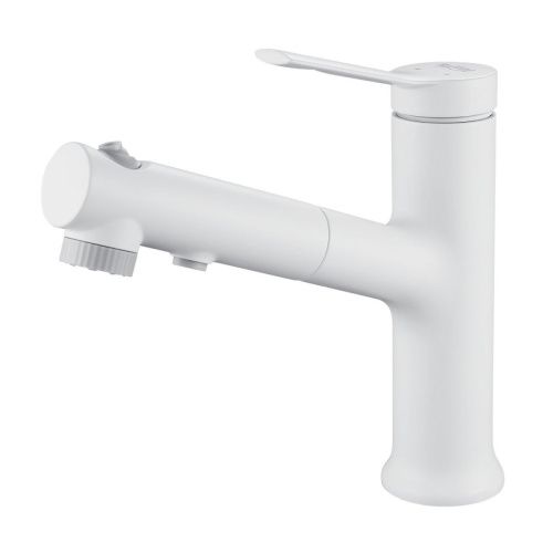 Смеситель Raffine F281C на раковину белый - фото 2