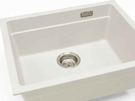 Кухонная мойка Grandex Aqua 500201 55х45 цвет белый поверхность матовая