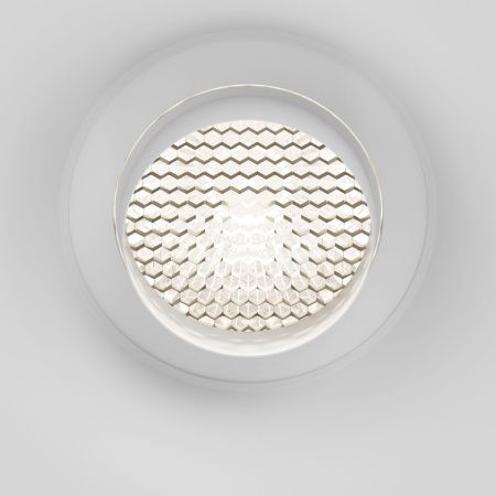 Светильник встраиваемый Maytoni Technical Gyps Modern DL006-GU10-RD-W