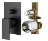 Смеситель для душа Plumberia Selection Tag KITTG1001NO встраиваемый в стену черный