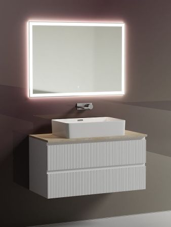 Тумба под раковину Sancos SNOB T SNT100W 100х40 подвесная цвет белый