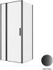 Душевой уголок Allen Brau Priority 3.31027.BBA + 3.31042.BBA 90х80 стекло прозрачное профиль черный без поддона