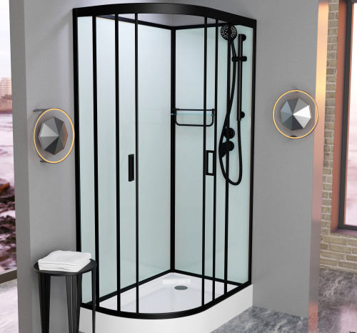 Душевая кабина Frank 214215 120х80 с крышей ориентация правая - фото 3 Душевая кабина Frank 214215 120х80 с крышей ориентация правая - фото 3