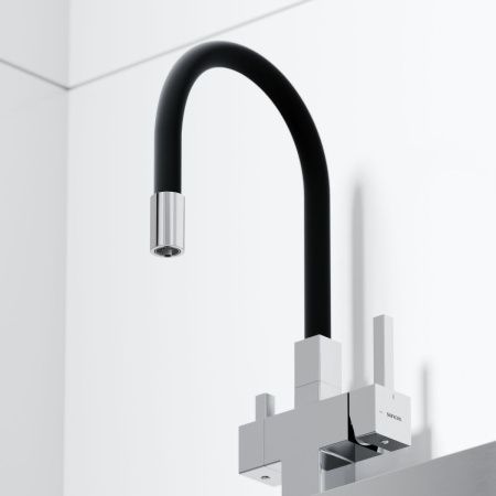 Смеситель для кухни Sancos Arno SC4005CH на мойку черный/хром
