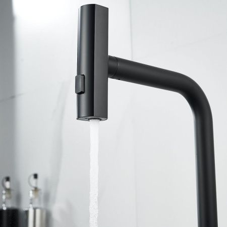 Смеситель для кухни Shevanik S263H на мойку черный