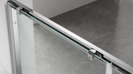 Душевой уголок Veconi Rovigo RV055-11090-02-C8 110х90 стекло текстурное профиль хром без поддона