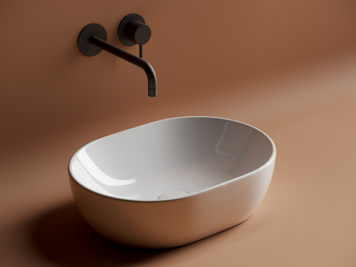 Раковина из сантехнического фарфора Ceramica Nova ELEMENT 48 см CN6019 накладная цвет белый - фото 4