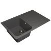 Кухонная мойка Uperwood Quartz Premium UPD-04 3910202114 80х50 цвет серый поверхность матовая