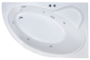 Ванна акриловая Royal Bath ALPINE RB819102ST-R 170х100 пристенная асимметричная с каркасом
