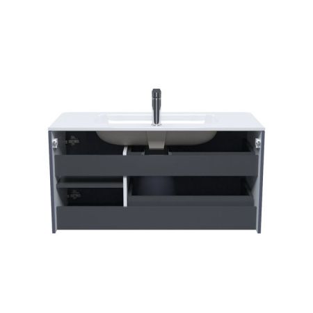 Тумба с раковиной Iddis Edifice EDI10D0i95K 100х50 подвесная цвет серый