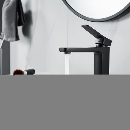 Смеситель Raffine F0199H на раковину черный