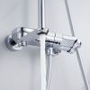 Душевая стойка Shevanik S4726 настенная цвет хром