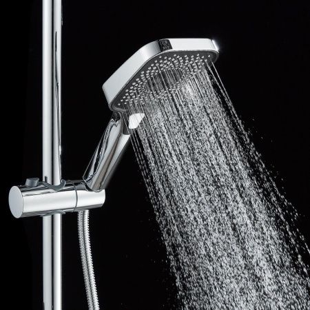 Душевая стойка Shevanik S9636 настенная цвет хром