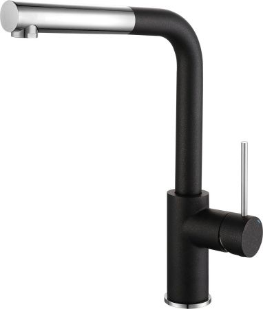 Смеситель для кухни Rivelato 1573503 antracite cromo на мойку черный/хром